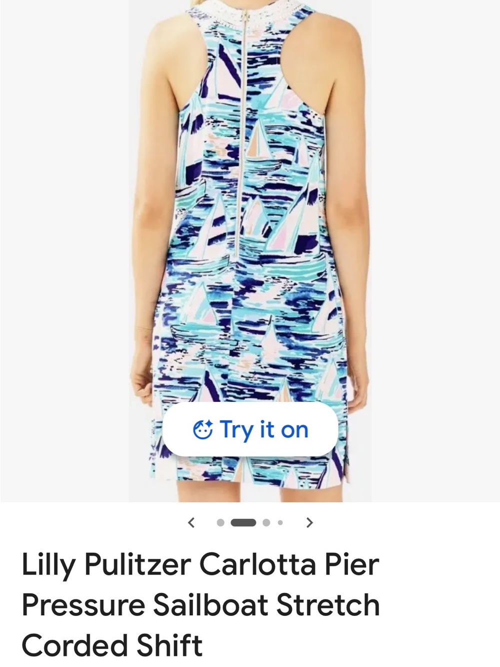 New Lilly Pulitzer Carlotta Stretch dress 6 ⛵️🌊RARE HTF MULTI PIER PRESSURE - Picture 3 of 4